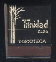 CAJA DE CERILLA  TRINIDAD CLUB DISCOTECA  PEDIDO MINIMO 5€