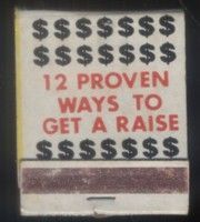 CAJA DE CERILLA 12 PROVEN WAYS TO GET A RAISE  PEDIDO MINIMO 5€