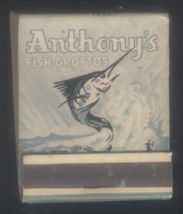 CAJA DE CERILLA ANTHONY'S FIDH GROTTOS  PEDIDO MINIMO 5€