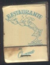 CAJA DE CERILLA RESTAURANTE EL CHANQUETE  PEDIDO MINIMO 5€