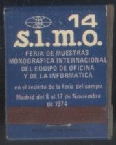 CAJA DE CERILLA  S.I.M.O. 14  PEDIDO MINIMO 5€