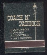 CAJA DE CERILLA COACH N' PADDOCK  PEDIDO MINIMO 5€