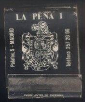 CAJA DE CERILLA LA PEÑA 1 Y 2  PEDIDO MINIMO 5€