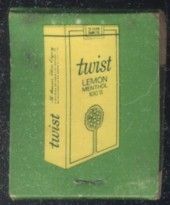 CAJA DE CERILLA TWIST LEMON MENTHOL  PEDIDO MINIMO 5€