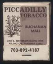 CAJA DE CERILLA PICADILLY TOBACCO  PEDIDO MINIMO 5€