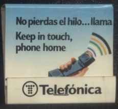 CAJA DE CERILLA TELEFONICA  PEDIDO MINIMO 5€