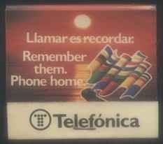 CAJA DE CERILLA   TELEFONICA   PEDIDO MINIMO 5€