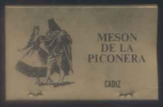 CAJA DE CERILLA MESON DE LA PICONERA PEDIDO MINIMO 5€