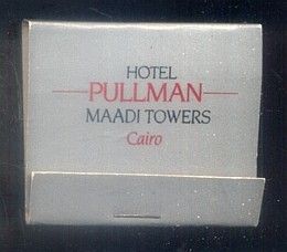 CAJA DE CERILLA HOTEL PULLMAN MAADI TOWERS CAIRO PEDIDO MINIMO 5€