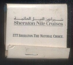 CAJA DE CERILLA SHERATON NILE CRUISES PEDIDO MINIMO 5€