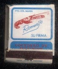 CAJA DE CERILLA ROMERIJO PUERTO DE SANTA MARIA PEDIDO MINIMO 5€