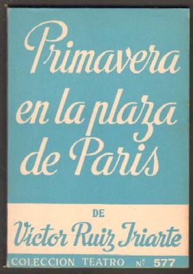 PRIMAVERA EN LA PLAZA DE PARIS.