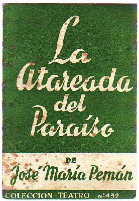 LA ATAREADA DEL PARAISO.  COLECCIÓN TEATRO N.º  432