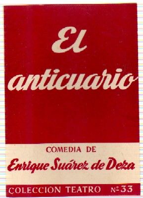 EL ANTICUARIO. COLECCIÓN TEATRO N.º 33