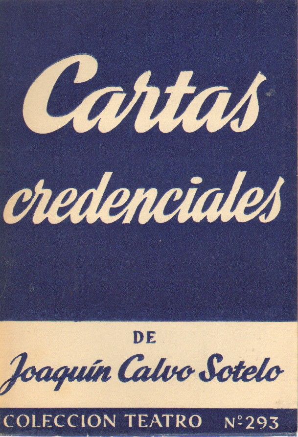 CARTAS CREDENCIALES.