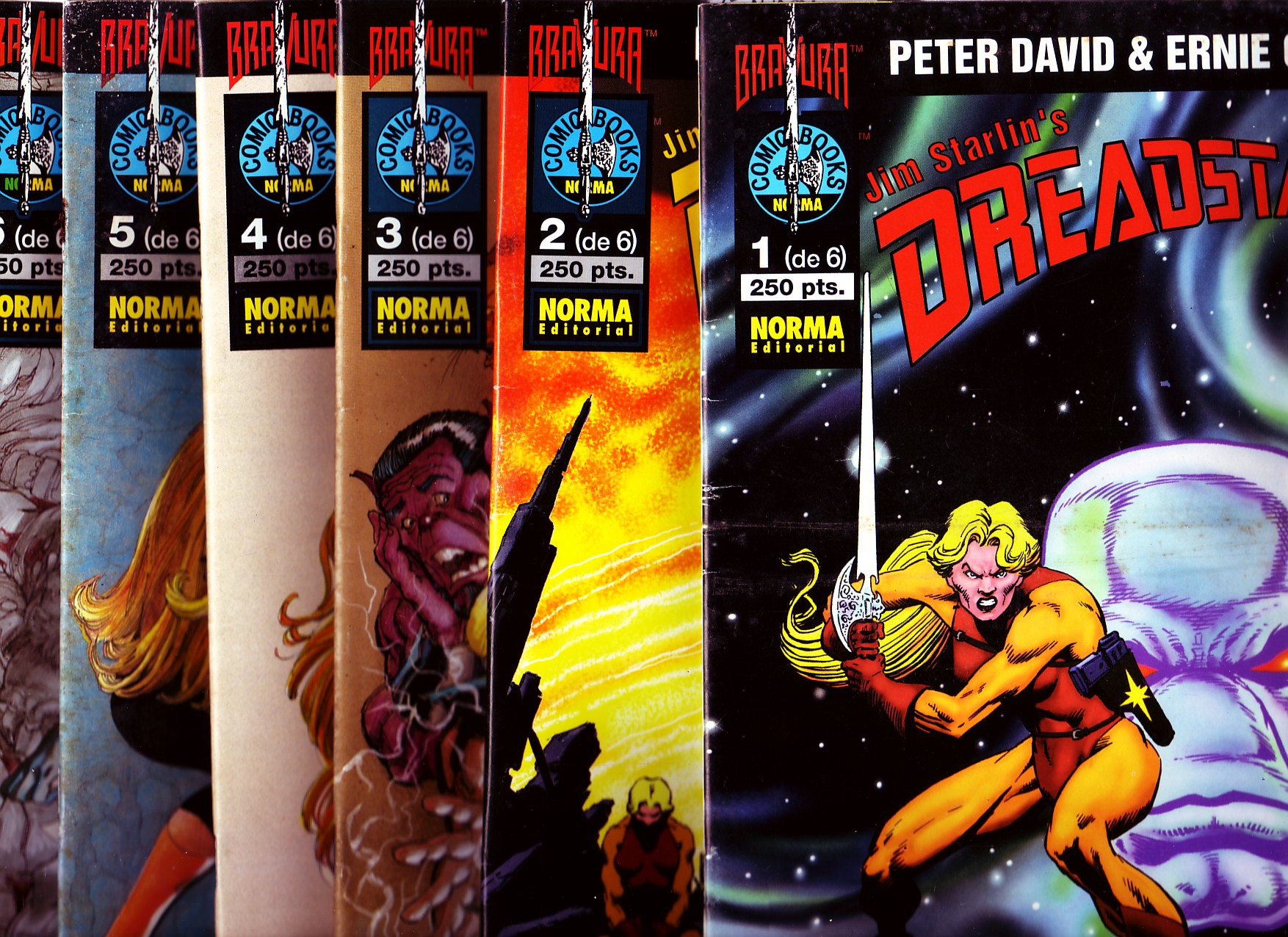 DREADSTAR VOLUMENES DEL 1 AL 6