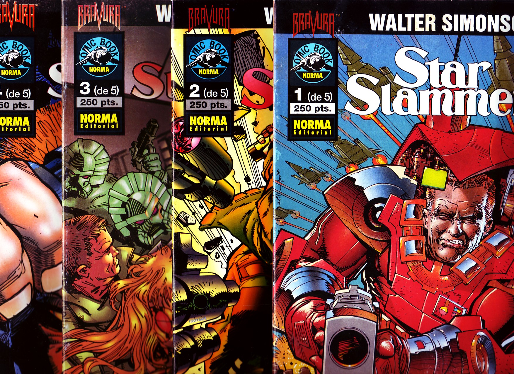 STAR SLAMMERS VOLUMENES DEL 1 AL 4