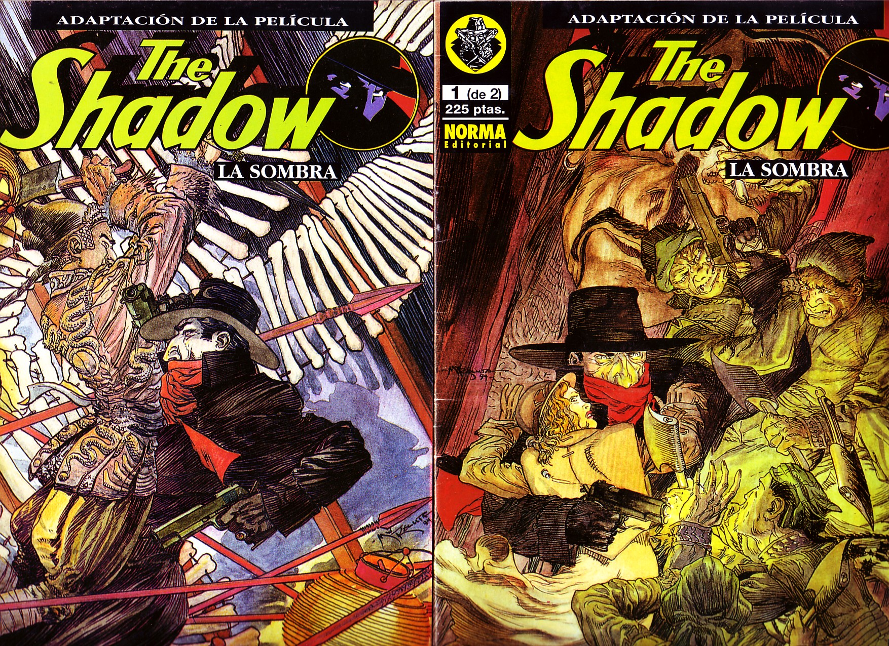 THE SHADOW LA SOMBRA Nº 1 Y 2