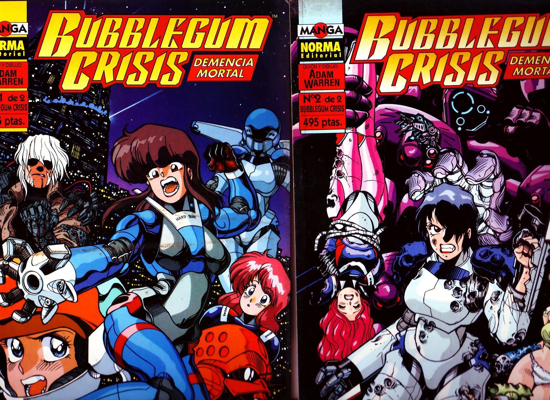 BUBBLEGUM CRISIS Nº 1 Y 2