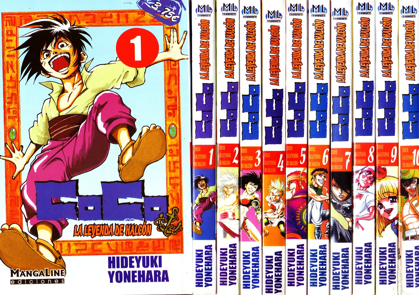 COCO LA LEYENDA DE HALCON COLECCION DEL 1 AL 10 (10 TOMOS)