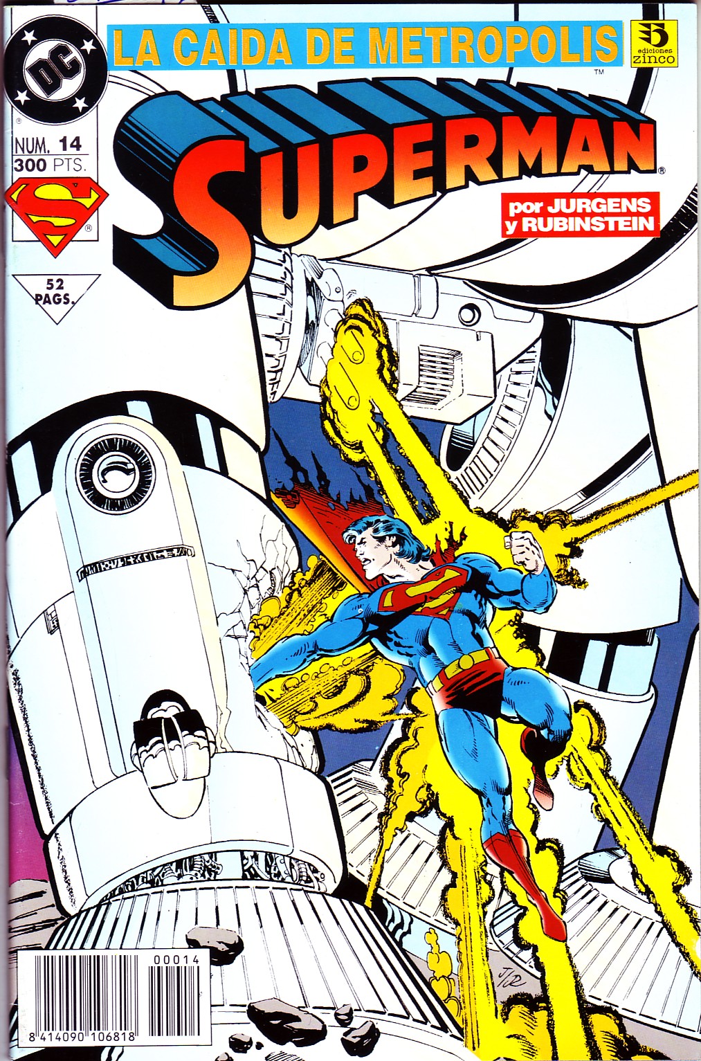 SUPERMAN DC Nº 14 LA CAIDA DE METROPOLIS