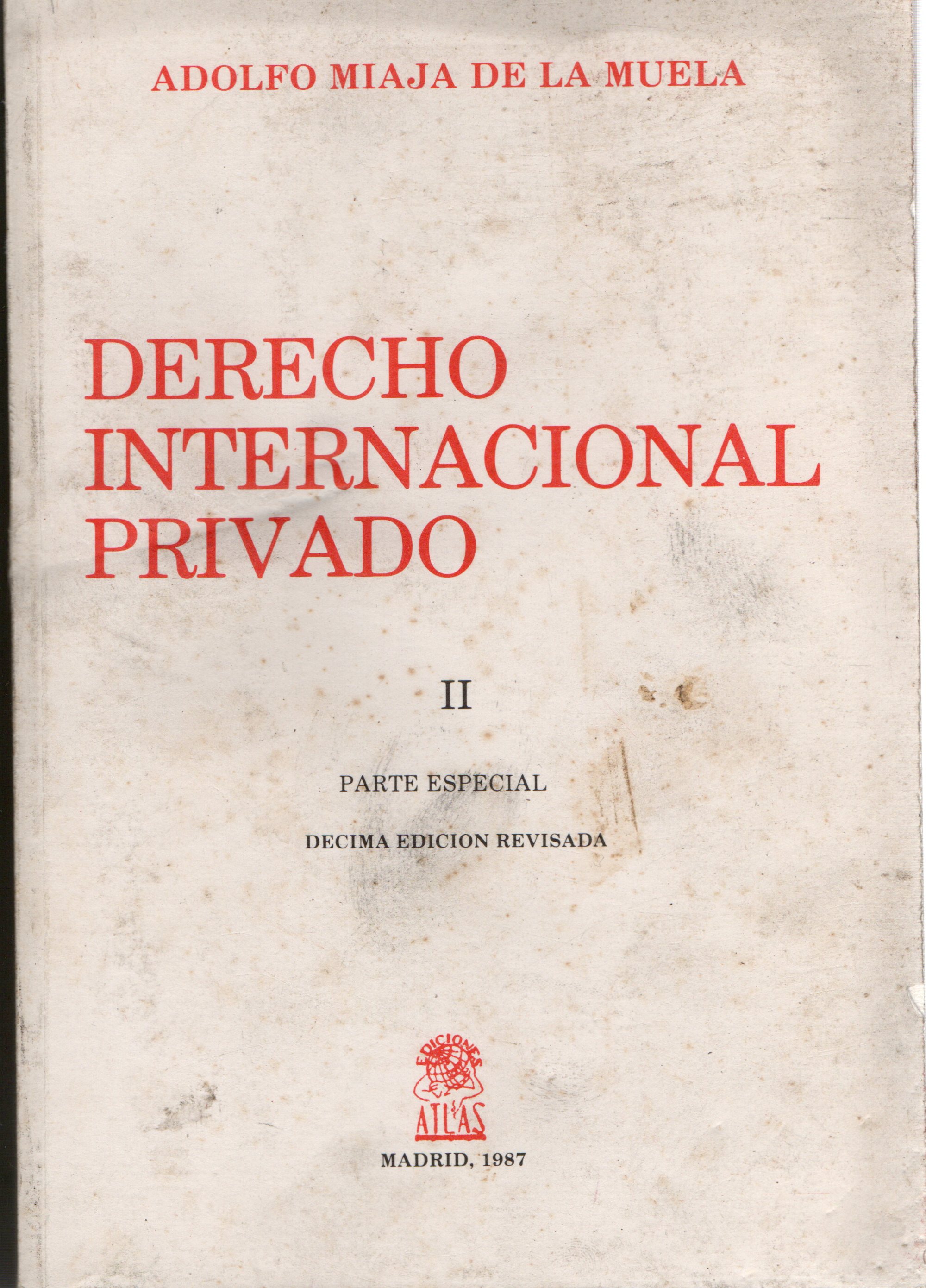 DERECHO INTERNACIONAL PRIVADO II