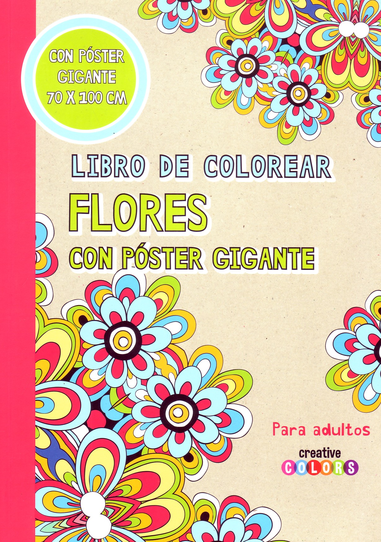 LIBRO DE COLOREAR FLORES PARA ADULTO.