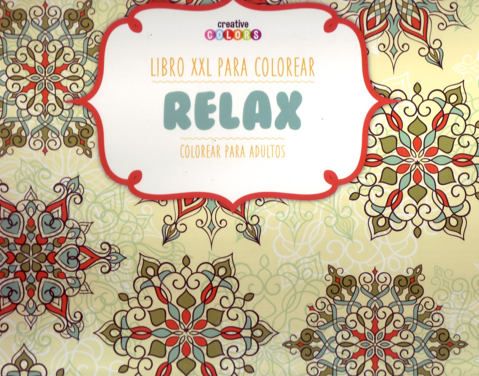 RELAX. LIBRO XXL PARA COLOREAR.