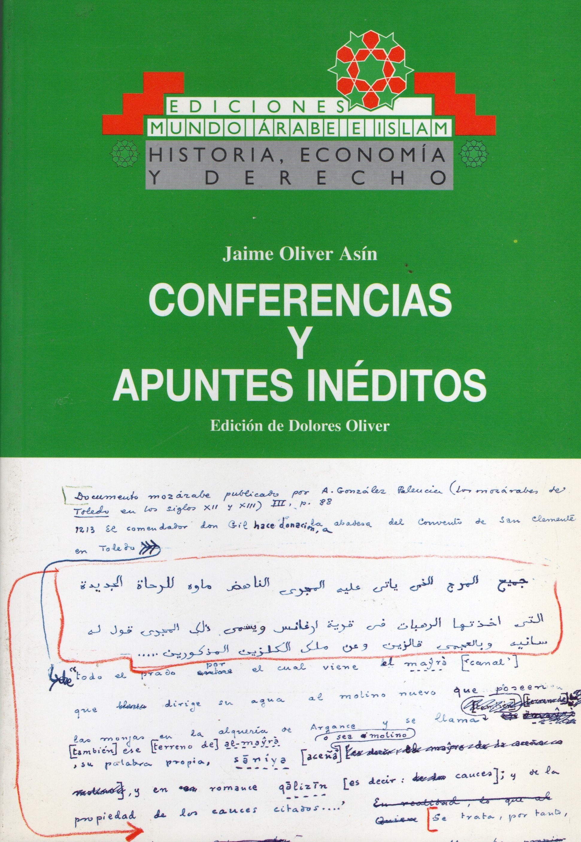 HISTORIA, ECONOMIA Y DERECHO. CONFERENCIAS Y APUNTES INEDITOS