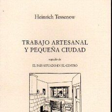 TRABAJO ARTESANAL Y PEQUEÑA CIUDAD