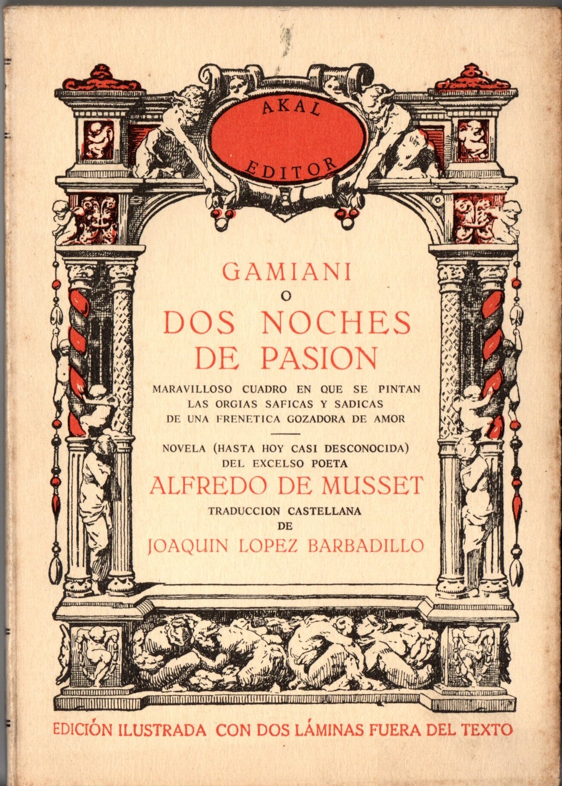 GAMIANI O DOS NOCHES DE PASION.