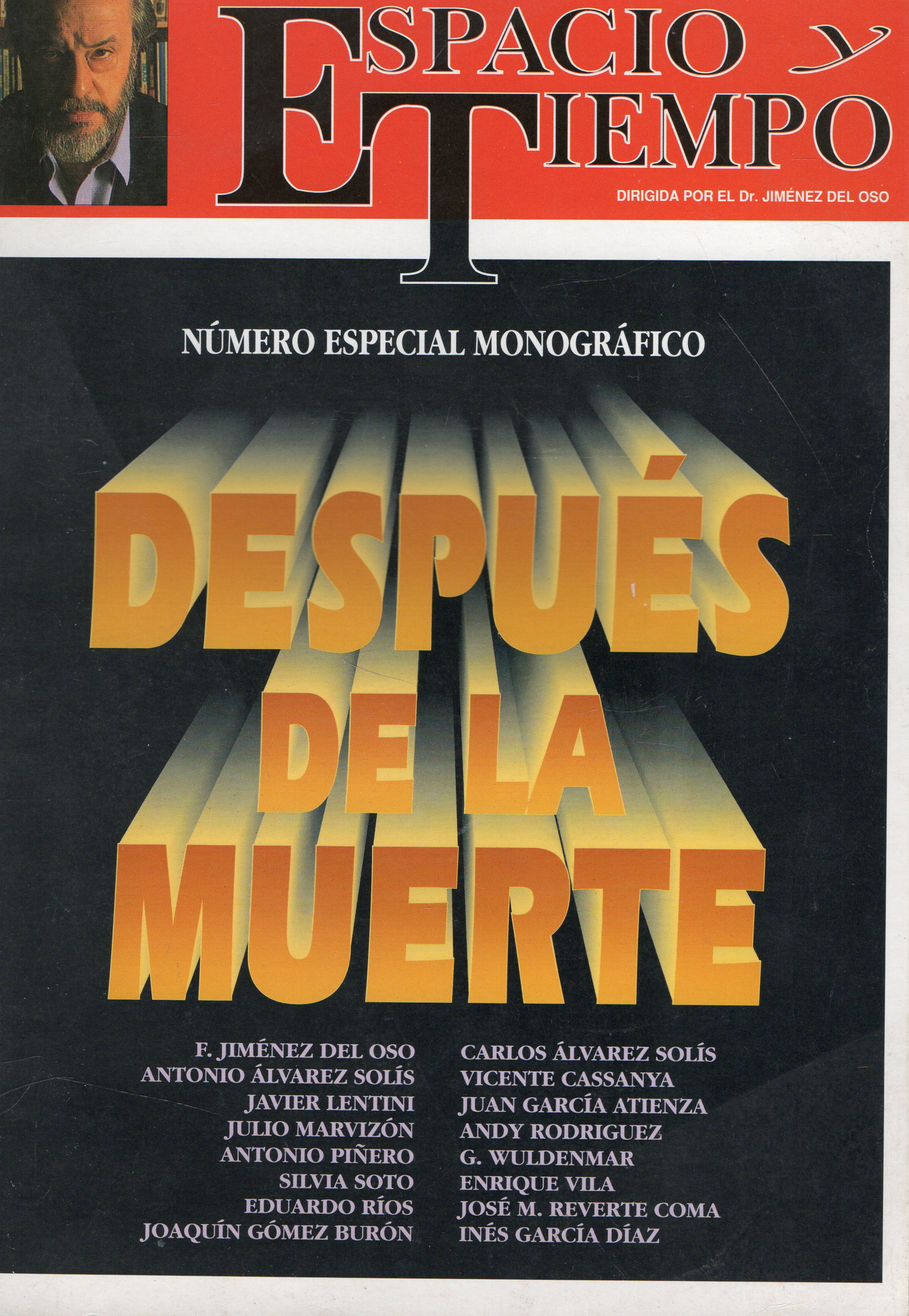 ESPACIO Y TIEMPO. NUMERO ESPECIAL MONOGRAFICO DESPUES DE LA MUERTE