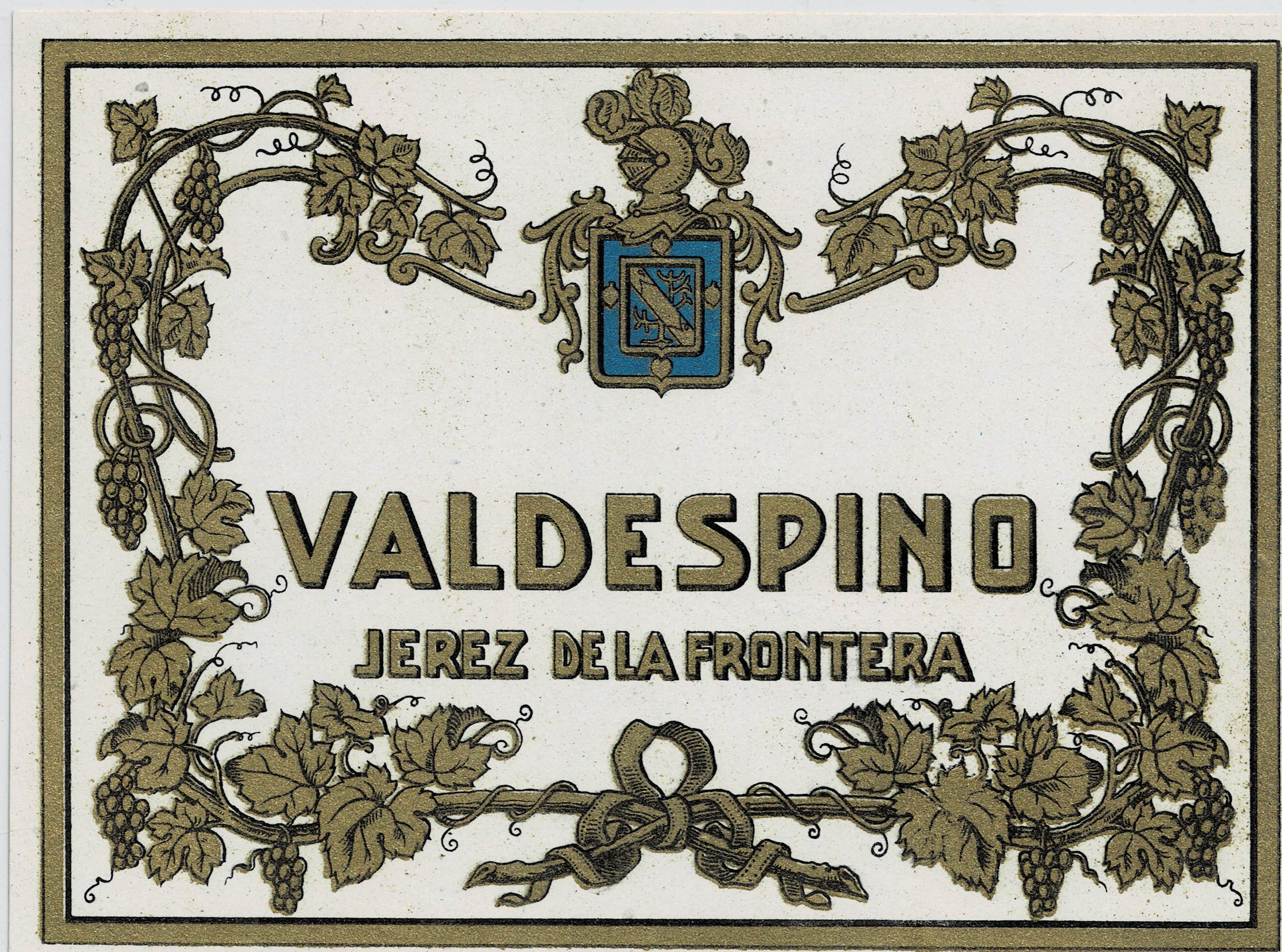 ETIQUETA VINO VALDESPINO
