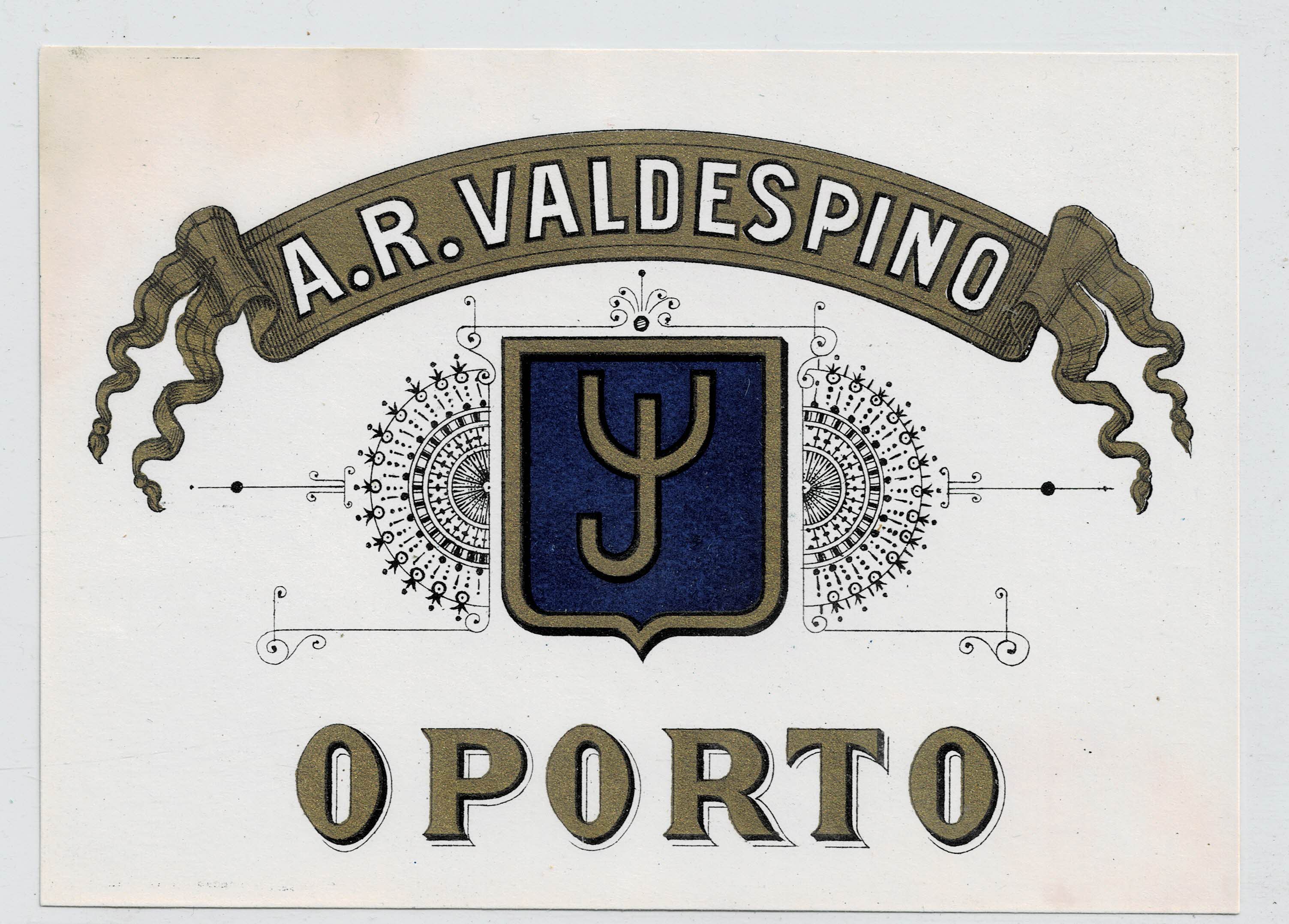 ETIQUETA DE VINO A.R. VALDESPINO OPORTO