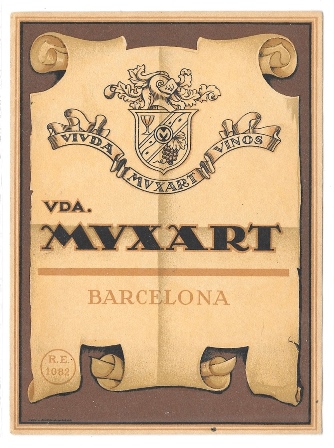 ETIQUETA DE VINO BODEGAS REGIONALES COÑAC VIEJISIMO RECTOR, JEREZ