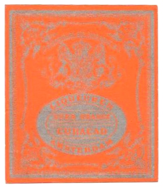 ETIQUETA DE VINO LIQUEUREN DUBB ORANGE CURACAO AMSTERDAM