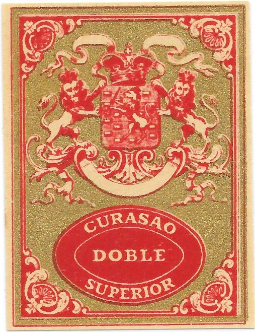 ETIQUETA DE VINO CURACAO DOBLE SUPERIOR