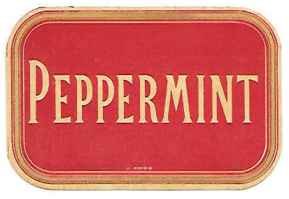 ETIQUETA DE VINO PEPPERMINT