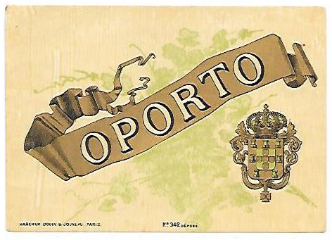 ETIQUETA DE VINO OPORTO, PARIS
