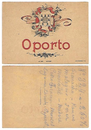 ETIQUETA DE VINO OPORTO, PARIS