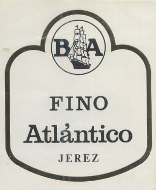 ETIQUETA VINO FINO ATLANTICO-JEREZ