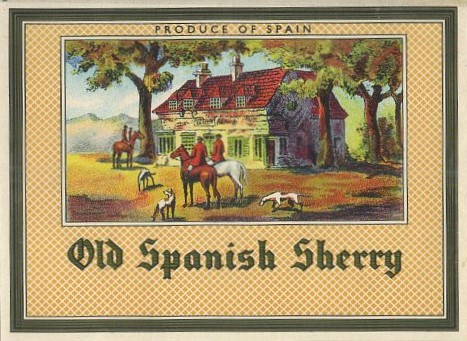 ETIQUETA VINO OLD SPANISH SHERRY