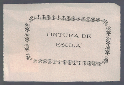 ETIQUETA FARMACEUTICA - TINTURA DE ESCILA.