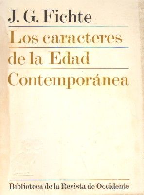 LOS CARACTERES DE LA EDAD CONTEMPORANEA