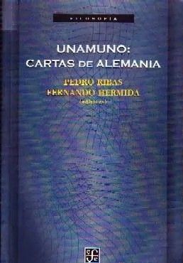 UNAMUNO: CARTAS DE ALEMANIA