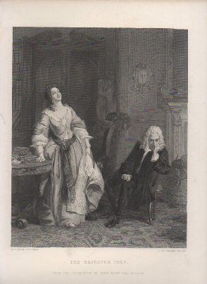 GRABADO DE ARTE. THE REJECTED POET. C.W. SHARPE. SCULP
