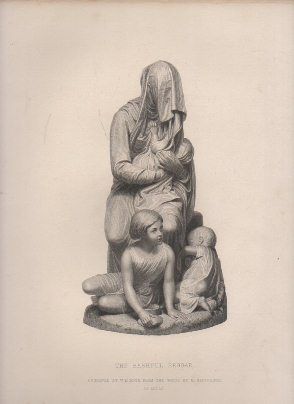 GRABADO DE ARTE. THE BASHFUL BEGGAR. W. H. MOTE. ENGRAVED