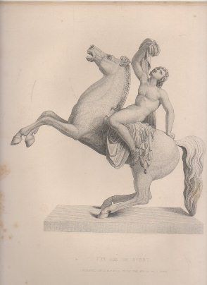 GRABADO DE ARTE. THE SON OF NIORE. J.H. BAKER, ENGRAVED