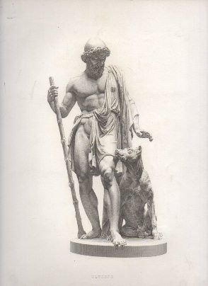 GRABADO DE ARTE. ULYSSES. J. BROWN. ENGRAVED