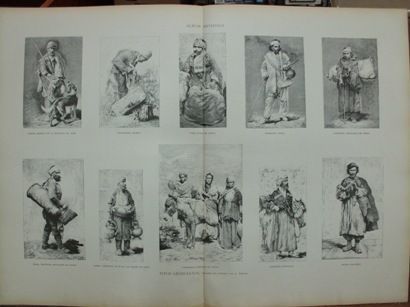 XILOGRAFIA: TIPOS GEORGIANOS. COPIADOS POR A. BERISSE. LA ILUSTRACION ARTISTICA
